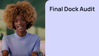Finished Product Dock Audit Checklist with eAuditor