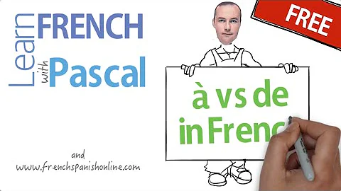 à vs de in French