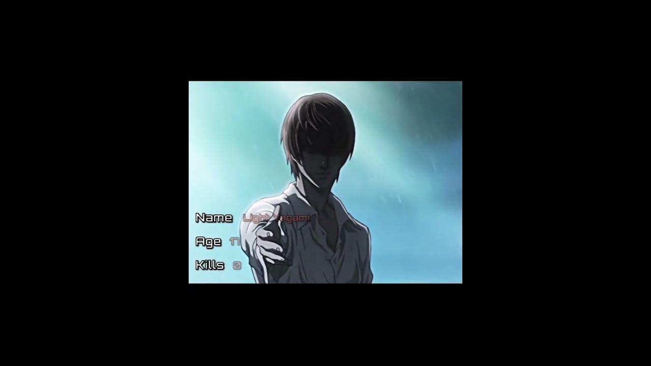 light-yagami-kill-count-death-note-edit-deathnote-shorts-youtube