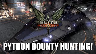 Elite: Dangerous - Python Bounty Hunting | RES Combat
