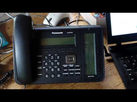 Registering a Panasonic NT Series phone