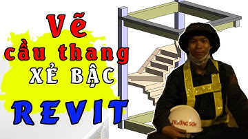 Vẽ cầu thang xẻ bậc bằng Revit | Tự học revit | Revit kết cấu | Revit kiến trúc | BIM Edu #5