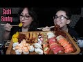 SUSHI, NIGIRI, AND RAMEN MUKBANG | EATING SHOW