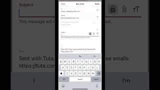 Sending an end-to-end ENCRYPTED email | EASY #privacy #encryption #email #tuta #security #tips