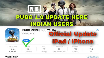 How To Update PUBG 1.0  | ios users | official apple store update