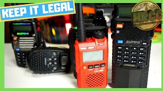 Is Transmitting On FRS, GMRS & MURS With Ham Radios (Baofeng) Legal?