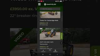 Looking at tractors and telehandler for sale