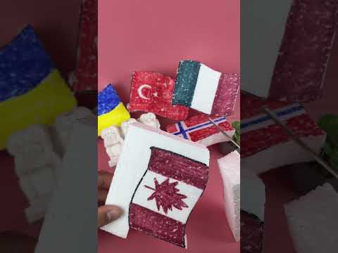 Guess What Flag Is This? #foam #asmr #satisfying #flagchallenge