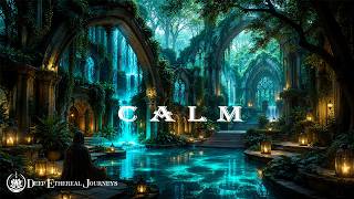 Deep Relaxation Ambient Music - Zen Meditation Sounds & Stress Relief Waterfall | Calm Soundscape
