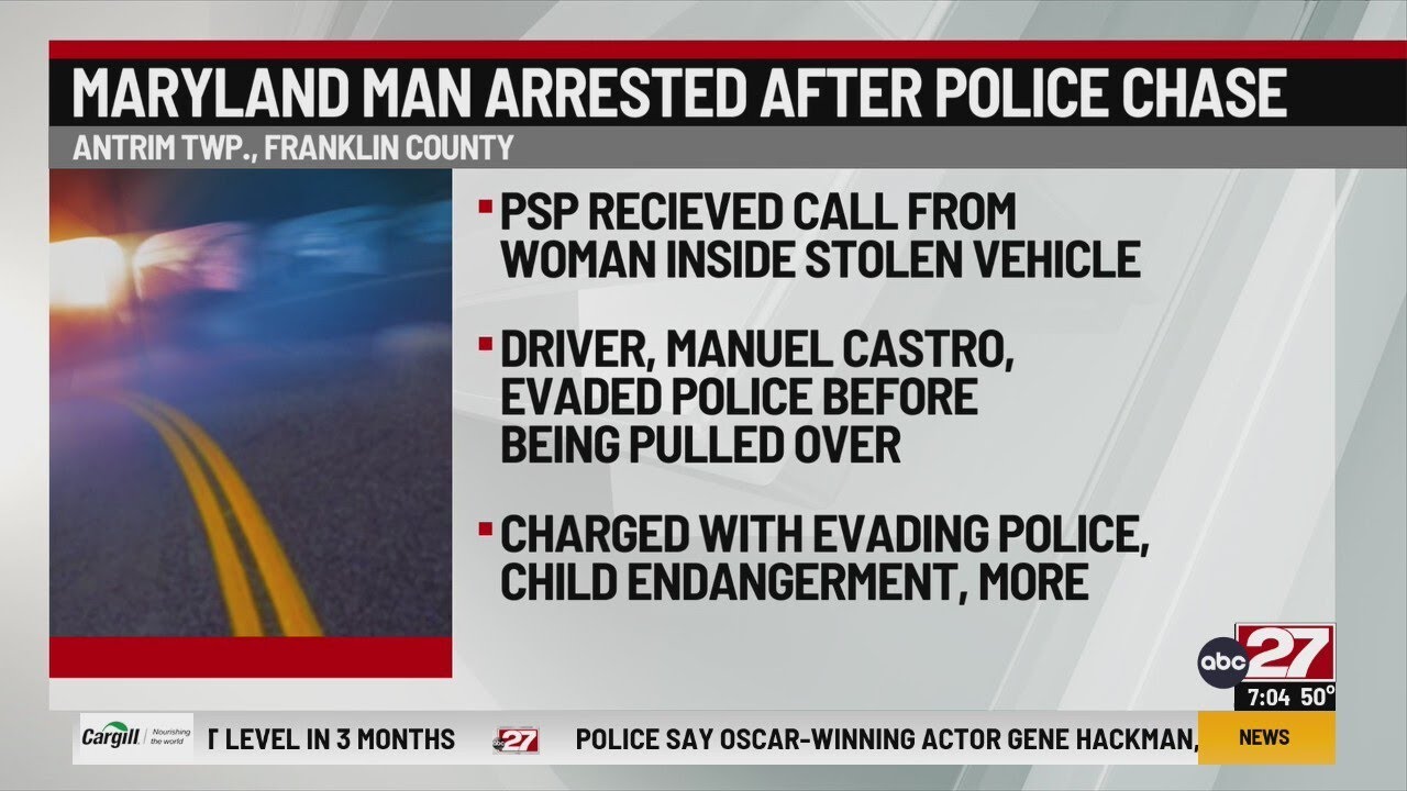 Man arrested after I-81 chase - YouTube