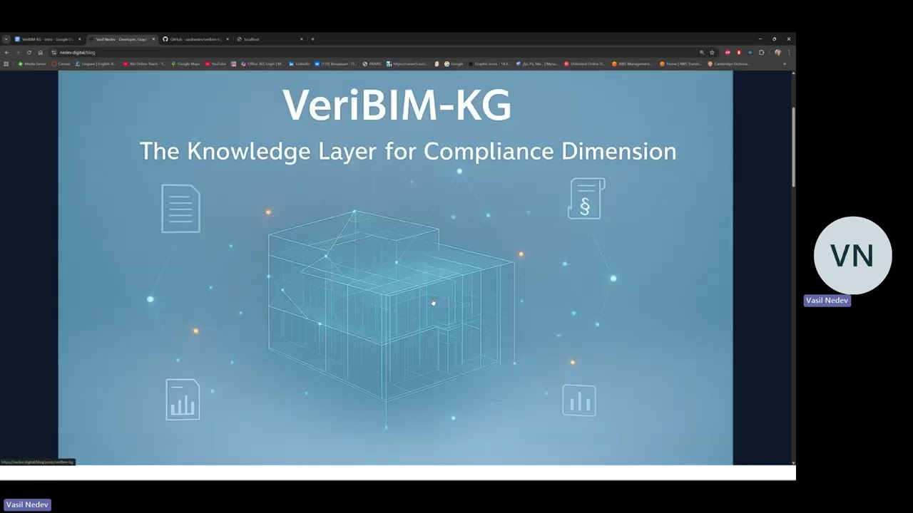 VeriBIM-KG Phase 1: Building the Engine Room for BIM, AI & Knowledge Graphs application.