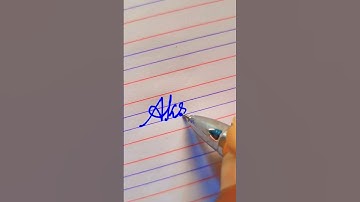 Akshita,, how to write in cursive writing || English writing | handwriting #shorts #viral #ytshorts