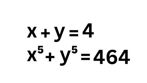 Harvard University admission interviews tricks | A nice math olympiad algebra problem (x,y)=?