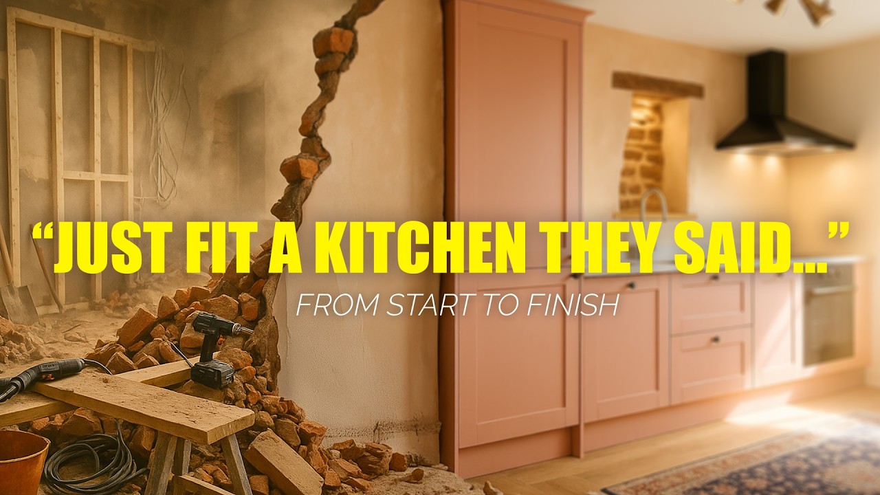 От катастрофы к кухне мечты | Полная история ремонта