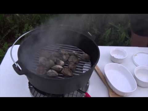 Steamed Clams & Portuguese Sausage - SJ Cooking with CampMaid