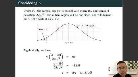Statistical Power and Sample Size