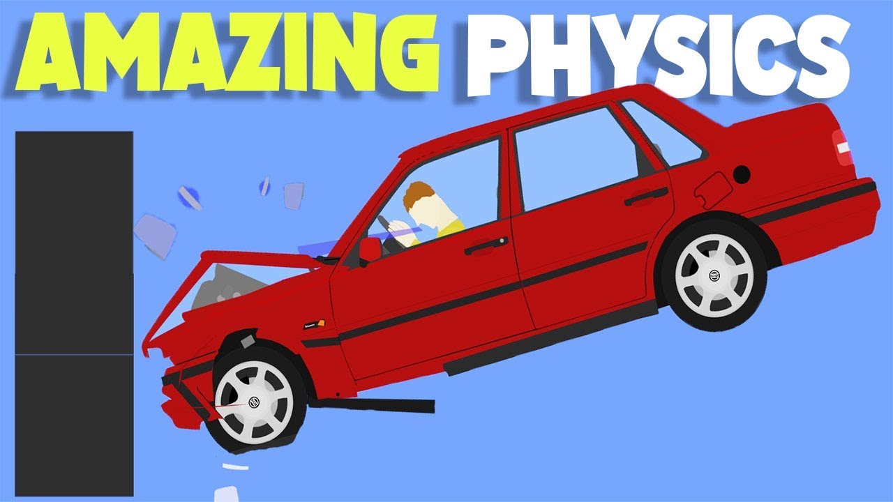 This Game Has AMAZING Car Crash Physics! 2D BeamNG? - Algodoo Car Destruction