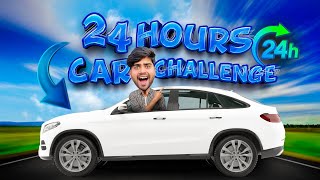 Surviving 24 hours in Car || Gone Wrong 🥵