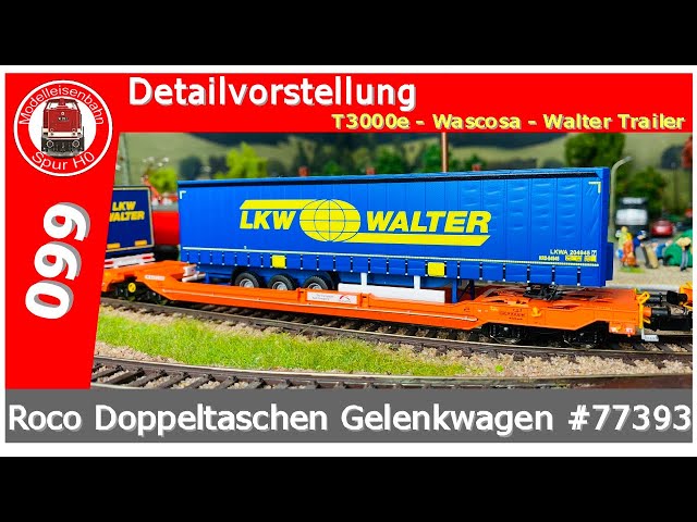 ROCO 76421 Doppeltaschen-Gelenkwagen T2000 AAE DHL DC (Neuf (Voir description)) à Yverdon-les