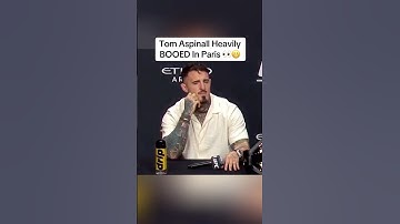 Tom Aspinall Gets Heavily BOOED In Paris😬👀 #ufc