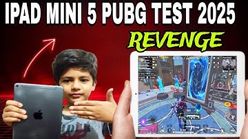 Ipad mini 5 Bettary Drain Test 🔥 | Ipad mini 5 | Ipad mini 5 pubg test 2025 | pubg Revenge 