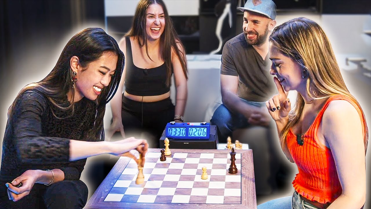 Headphone Alert!] WGM Dina Belenkaya hilariously hangs a mate in one after  being told by GothamChess that she's a great defender : r/chess