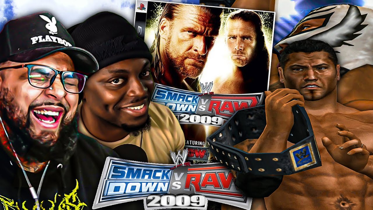 @3MGTV  & @Tray  Plays WWE Smackdown Vs Raw 2009 RTWM COOP For The First Time!