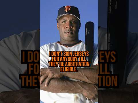 Francoeur asked "Mr. Bonds" for a signed jersey. Bonds: “I don’t sign until you’re arb eligible.”