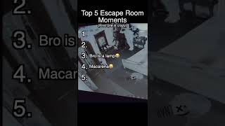 ranking best escape room's moments #top5 #shorts