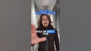 MCAT PHYSICS | Can you get this right? #mcat #premed #physics