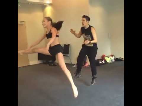 Maddie Ziegler S Amazing Straddle Leap 
