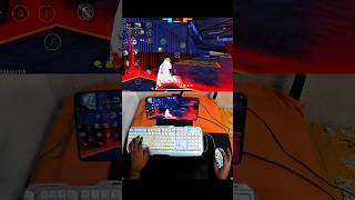 pc❌ mini mobail setup ✅How to play free fire with keyboard mouse in mobile | ⌨️ 🖱📱 full setup #ffmax
