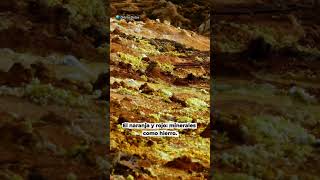 Uno de los lugares más extremos🌎  #danakil  #lugaresextremos  #curiosidades  #naturaleza  #misterio