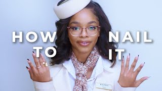 I'm Making My Own Press On Nails! | Mari Beauty by Marsai Martin