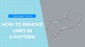 How to remove lines in a pattern in Grasshopper? _ Beginner tutorial | Cull pattern |