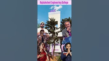 Rajalakshmi Engineering College Sneak-inn😱❤️‍🔥 | #chennai REC Over studentenrecensie🗣️