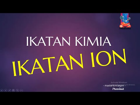 Kimia Kssm Tingkatan 4 Ikatan Kimia Siri 1 Ikatan Ion Kelas Live