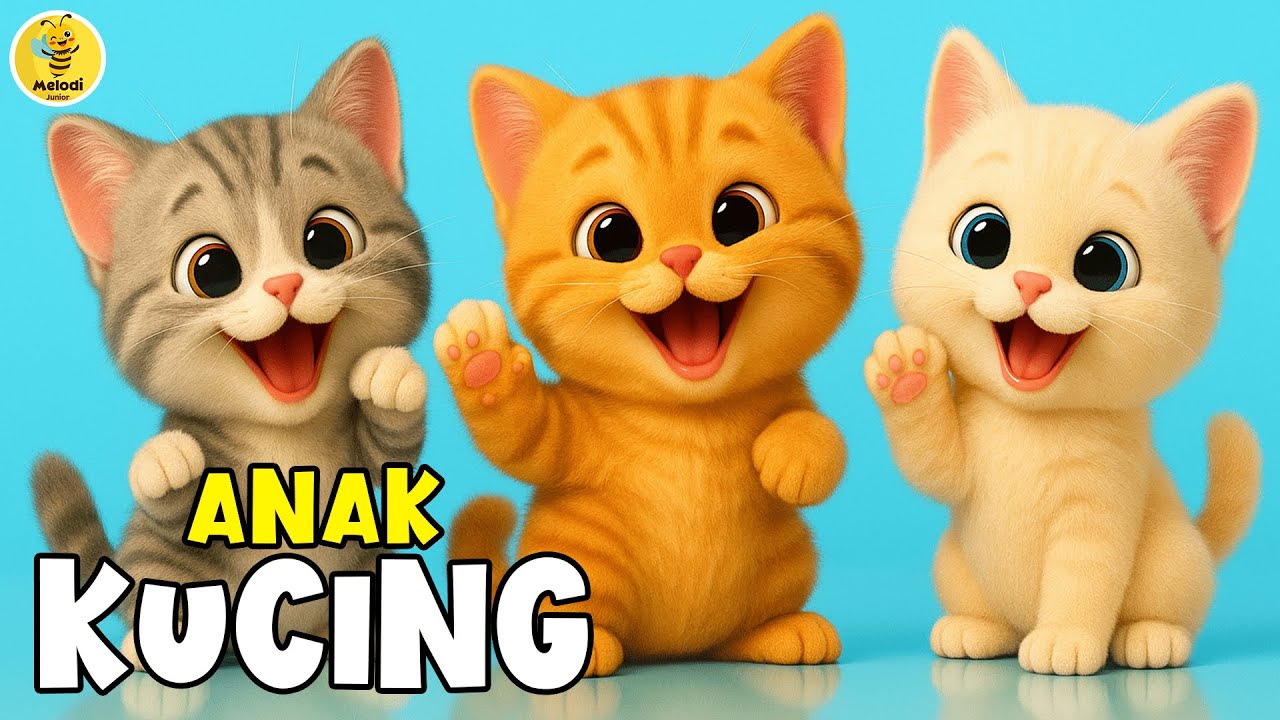 Lagu Anak Anak - ANAK KUCING MEONG MEONG - Lagu Anak & Balita Terbaru Paling Viral Terpopuler