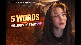 Park Jimin Wrote 5 Words On Weverse… And Nobody Was Ready For What Happened Next