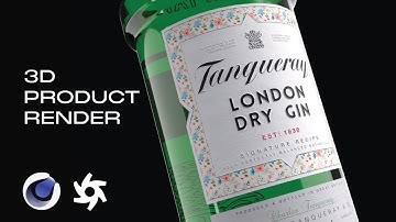 Tanqueray 3D Product Animation