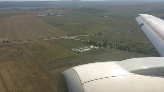 Bulgaria Air 737-300 landing at Varna Airport (VAR/LBWN), Bulgaria