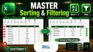 Master Sorting & Filtering in Excel 🔥 | Excel Chapter 5 | Beginner to Advanced