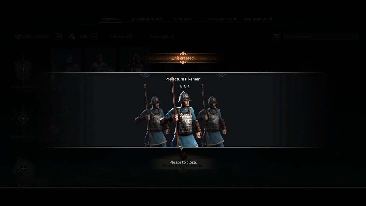 Conqueror's Blade Part 3: Victory, Unit Upgrade, and New Prefecture Pikeman! 🎉⚔️