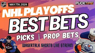 NHL Playoff Best Bets Today | Props & Predictions | May 7th