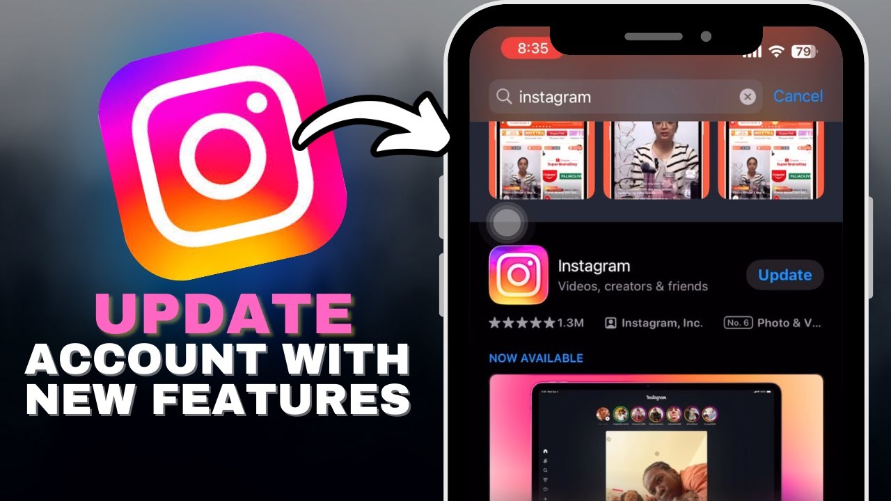 How To Update Instagram Account With New Features in SECONDS!