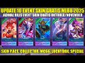 UPDATE 10 EVENT SKIN GRATIS MOBILE LEGENDS 2025! FANNY P.ACE, MOSKOV COLLECTOR, EPIC, KARINA MCGG
