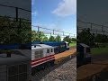 GOODS TRAIN CROSSING HYDERABAD EXPRESS | INDIAN TRAIN SIM 2025 #shorts