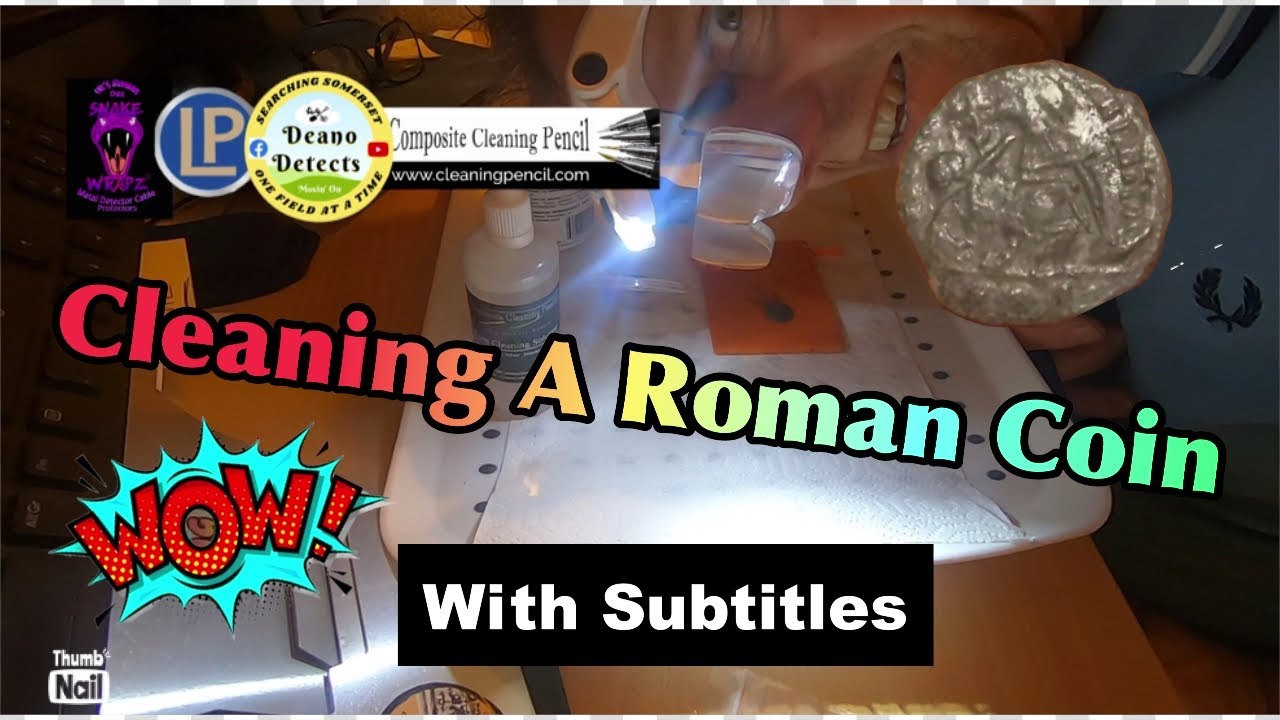 “Amazing” Results Cleaning a Roman Coin • Composite Cleaning Pencil
