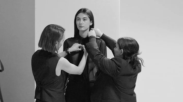 All eyes on styling | Undergraduate in Fashion Styling students working on the set of LuisaViaRoma