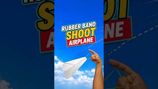 DIY Rubber Band Shooter Plane 😱 #shorts